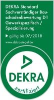 DEKRA zertifizierter Sachverständiger
für Bauschadenbewertungen