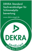 DEKRA-zertifizierter Sachverständiger für die Bewertung von Schimmelpilzschäden